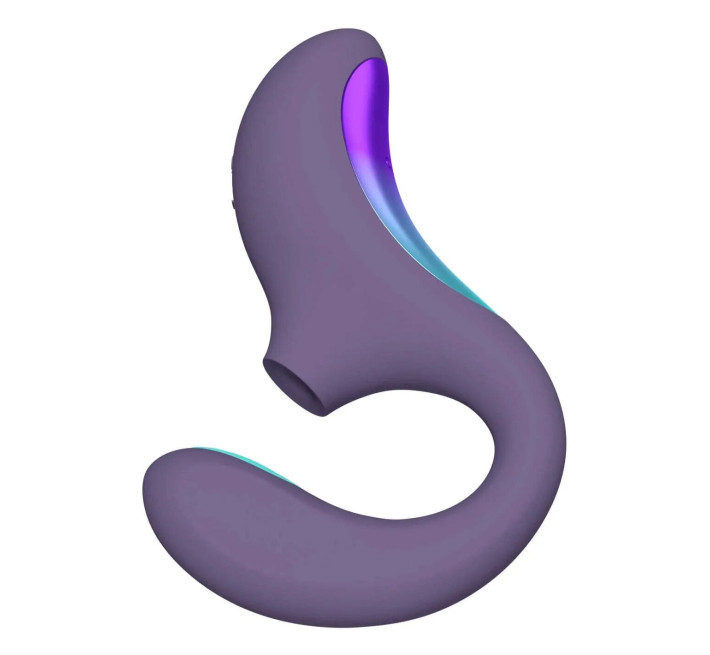 Кліторально-вагінальний звуковий стимулятор LELO Enigma Double Sonic Cyber Purple