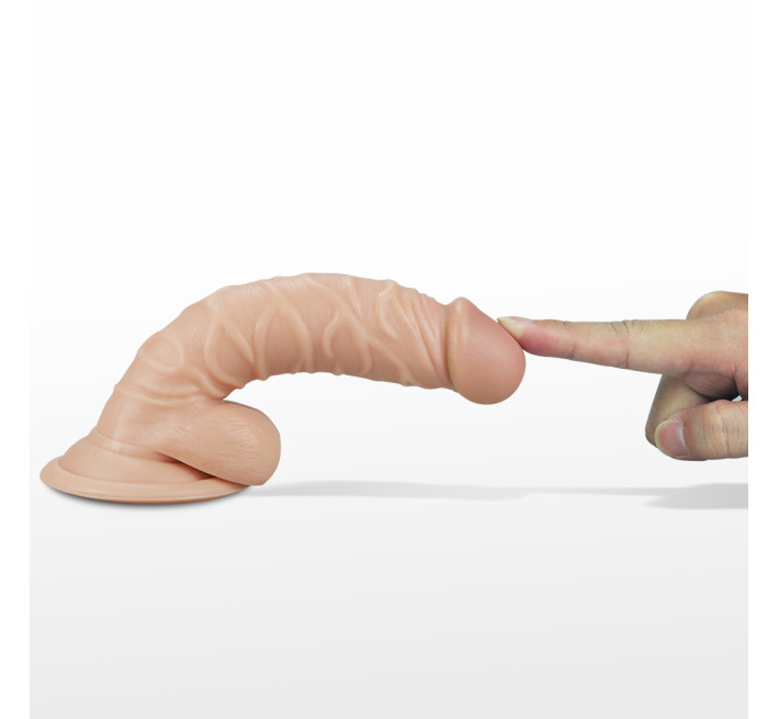 Вибратор LoveToy Real Extreme Vibrating Dildo 7.5