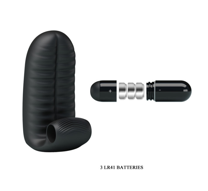 Насадка на палец Pretty Love Abbott Finger Vibrator Black