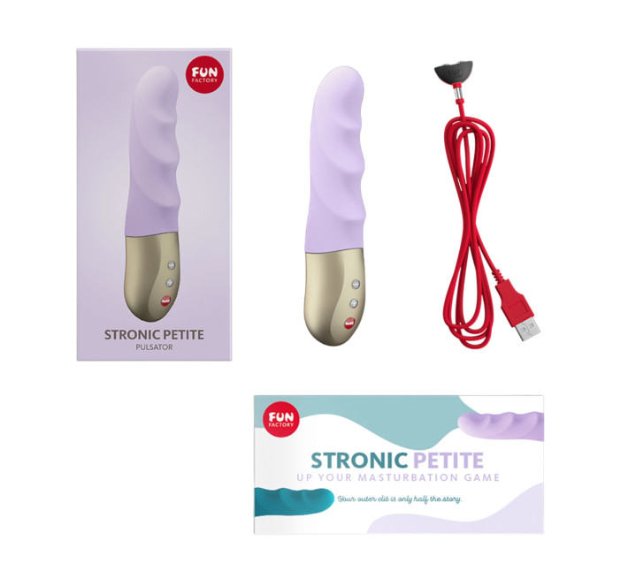 Мініпульсатор Fun Factory STRONIC PETITE pastel lilac, 8 режимів, підходить для початківців