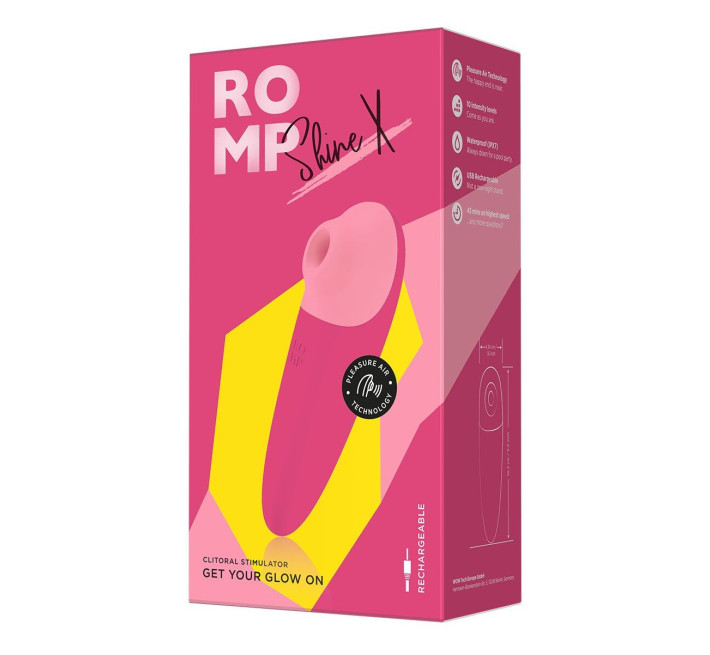 Вакуумний кліторальний стимулятор Romp Shine X