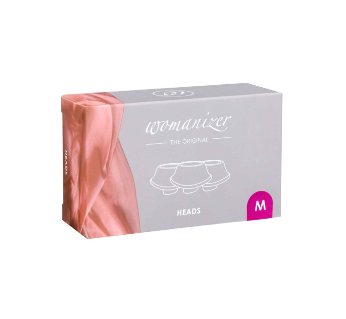 Змінні насадки Womanizer Premium, Classic, Liberty, Starlet - M, Фіолетові, 3 шт