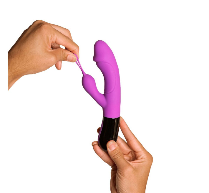 Вібратор-кролик Adrien Lastic Ares 2.0 з петелькою для пальця, що перезаряджається