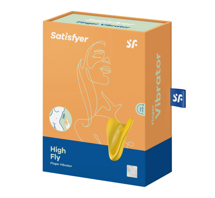 Вібратор на палець Satisfyer High Fly Жовтий