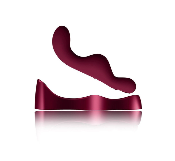 Универсальный sit-on-top вибратор Rocks Off Ruby Glow Blush, пульт ДУ