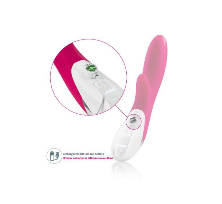 Вибратор-кролик Mystim Danny Divido Фуксия