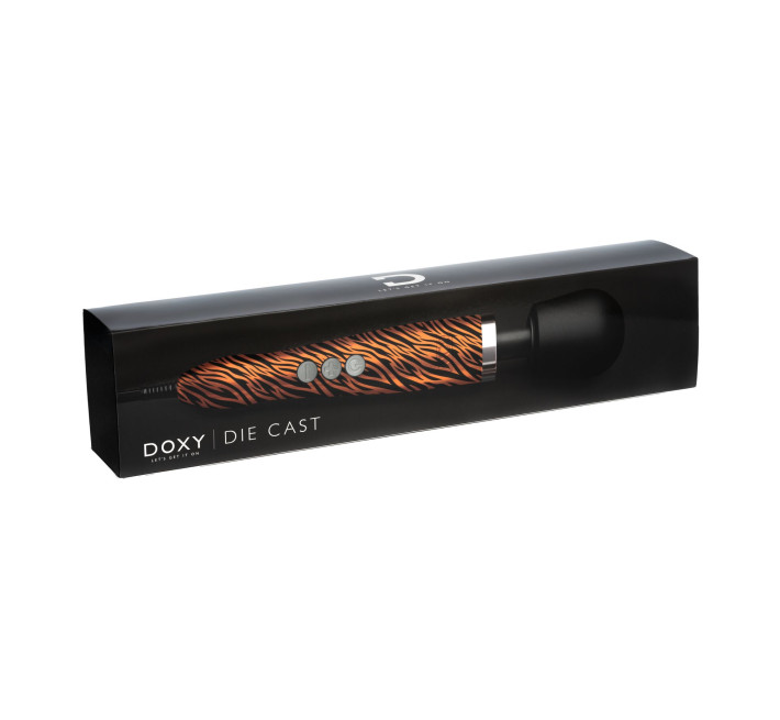 Вибромассажер DOXY Die Cast TIGER, очень мощный, питание 220В, металлический корпус