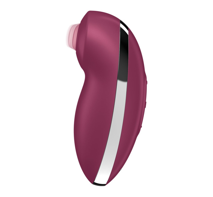 Вібростимулятор-пульсатор Satisfyer Tap & Climax 2 Red, ефект постукування пальцем