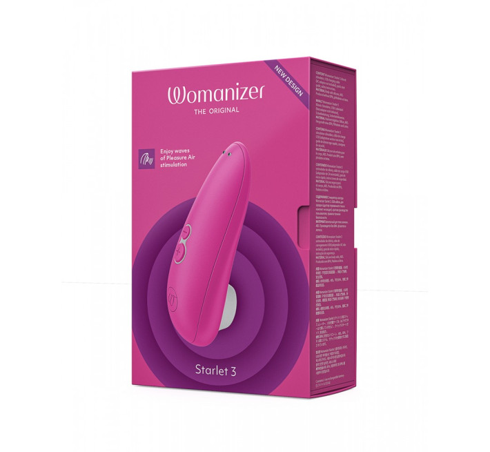 Вакуумний стимулятор клітора Womanizer Starlet 3 Pink