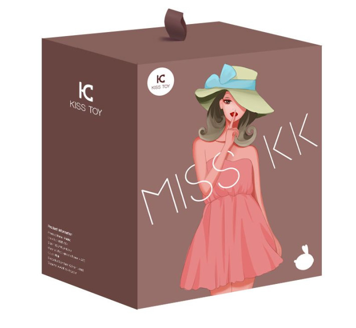 Вакуумний стимулятор з вібрацією KisToy Miss KK Рожевий