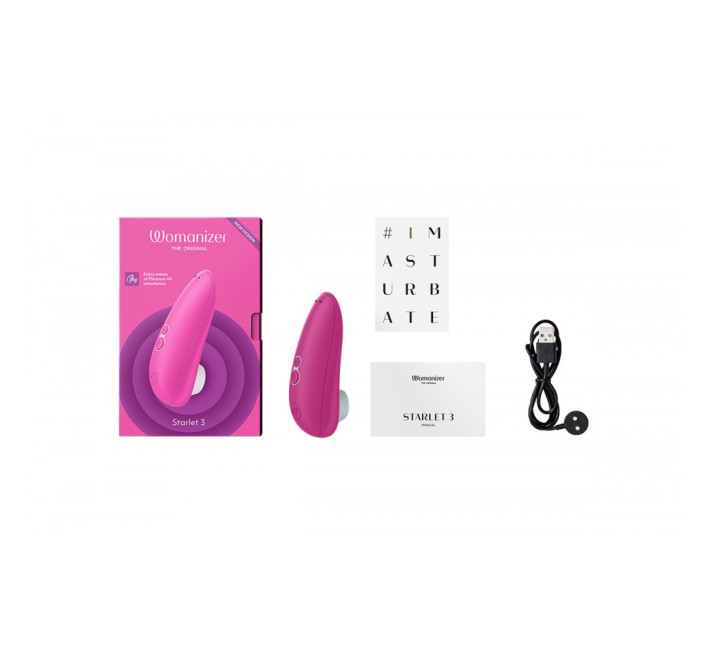 Вакуумний стимулятор клітора Womanizer Starlet 3 Pink