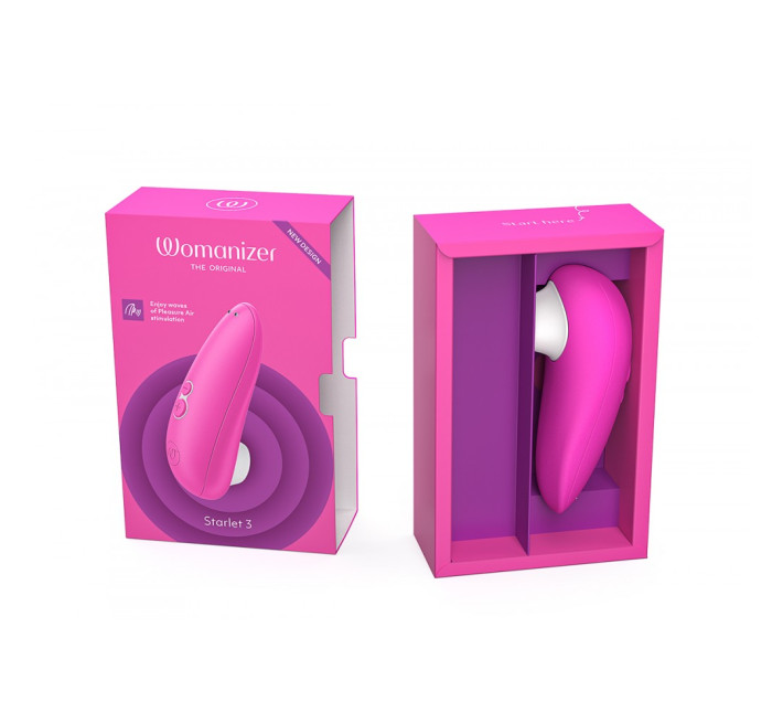 Вакуумний стимулятор клітора Womanizer Starlet 3 Pink