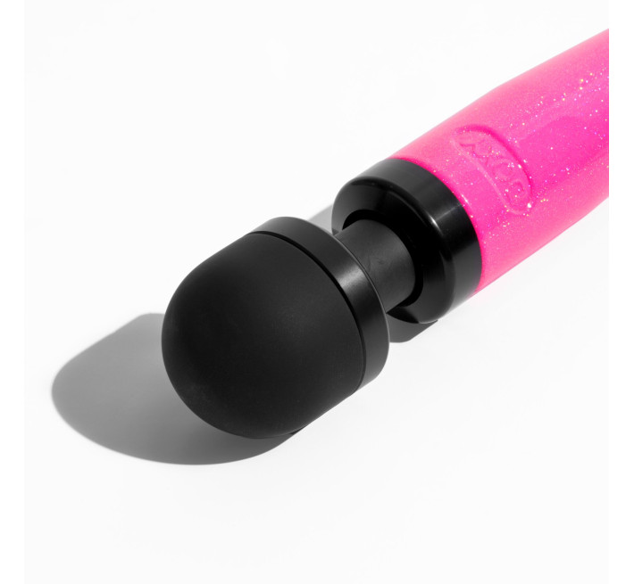 Вібромасажер DOXY Die Cast 3 Hot Pink, дуже потужний, живлення 220В, металевий корпус