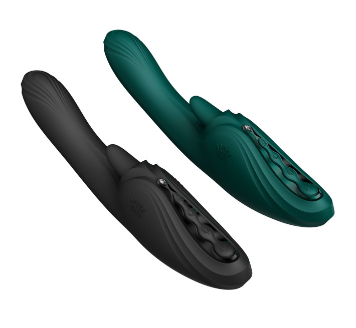 Вібратор-кролик Zalo Ares Turquoise Green