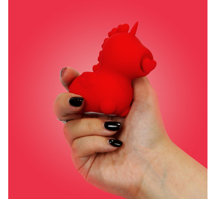 Вібратор-єдиноріжка Unihorn - Cupid's Beau, масажувальний язичок-сердечко