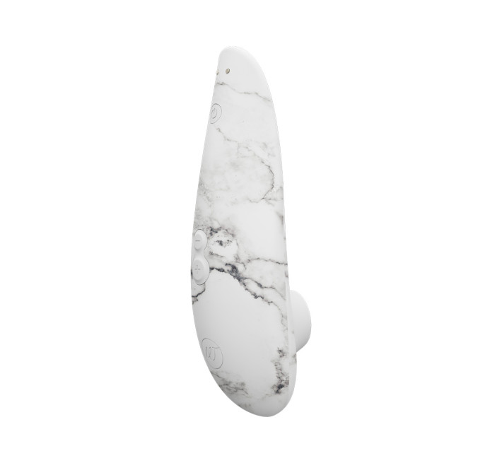 Вакуумний стимулятор клітора Womanizer Marilyn Monroe White Marble