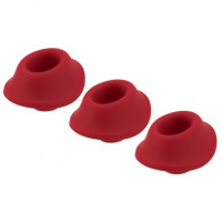 Змінні насадки Womanizer Premium, Classic, Liberty, Starlet - S, Червоні, 3 шт