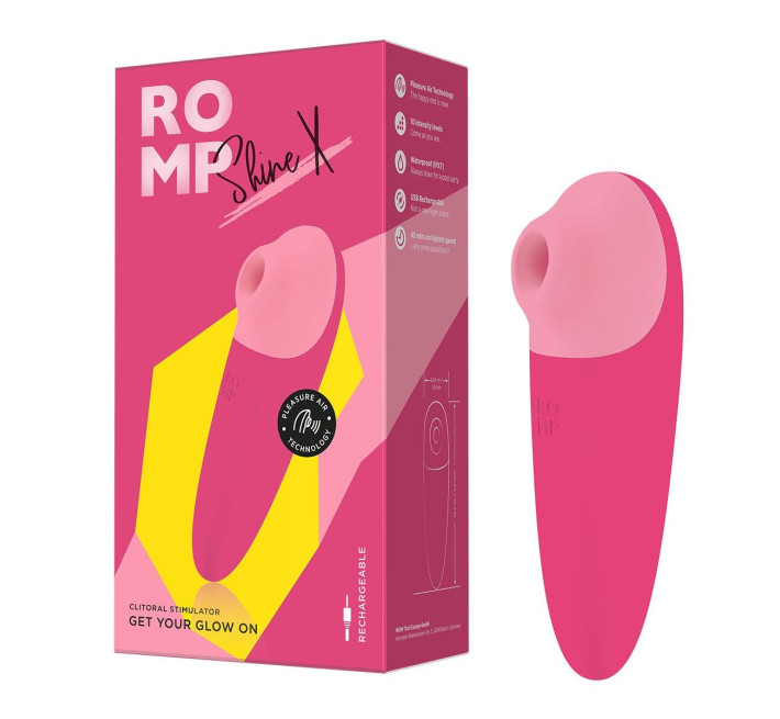 Вакуумний кліторальний стимулятор Romp Shine X