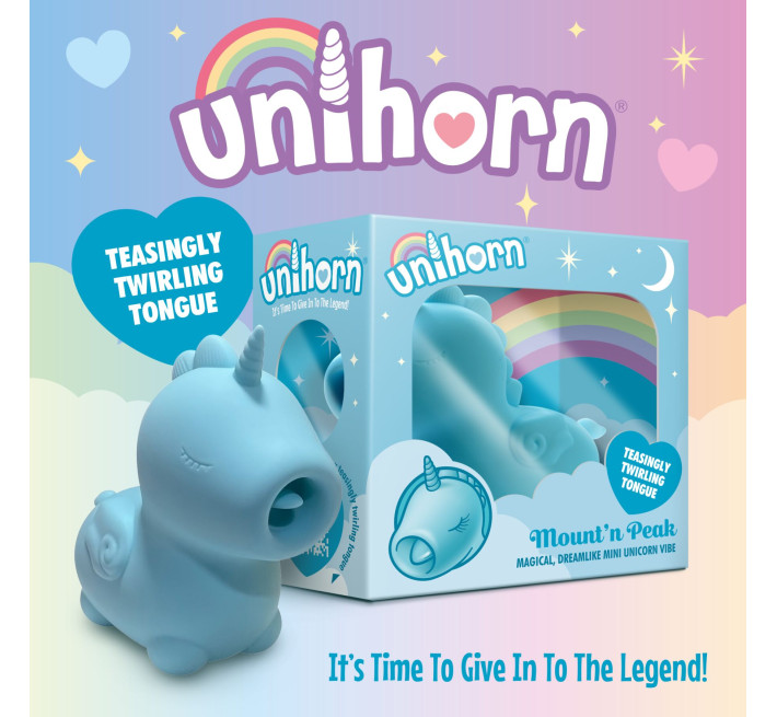 Вібратор-єдиноріжка Unihorn - Mount'n Peak, пестливий язичок
