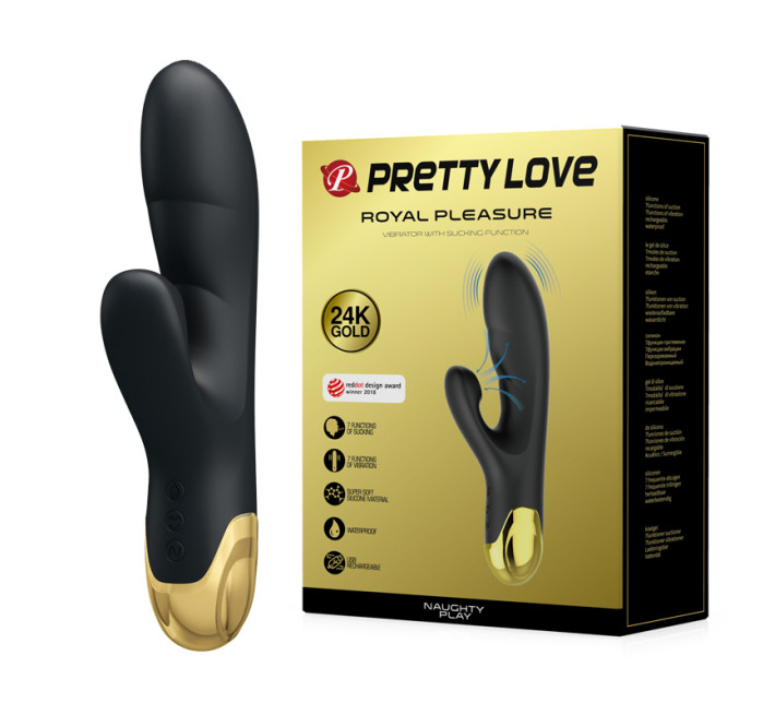 Вібратор Pretty Love Royal Pleasure Naughty Play Black