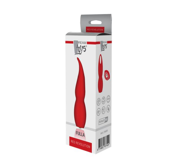 Універсальний вібростимулятор Dreamtoys Revolution Fulla Червоний