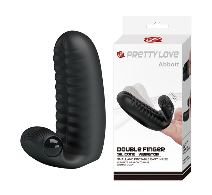 Насадка на палец Pretty Love Abbott Finger Vibrator Black