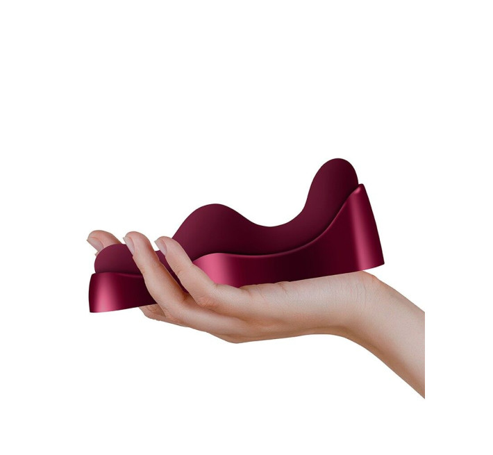 Универсальный sit-on-top вибратор Rocks Off Ruby Glow Blush, пульт ДУ