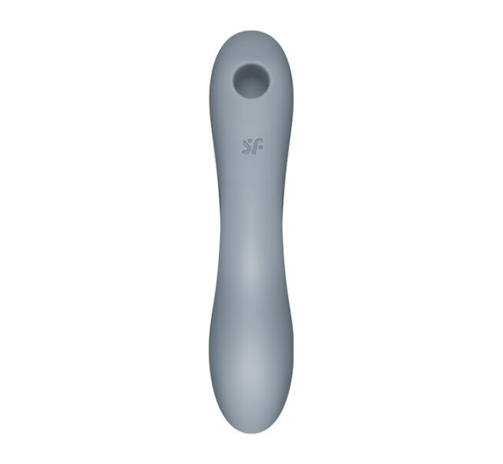 Вакуумний стимулятор з вібрацією Satisfyer Curvy Trinity 3 BlueGrey