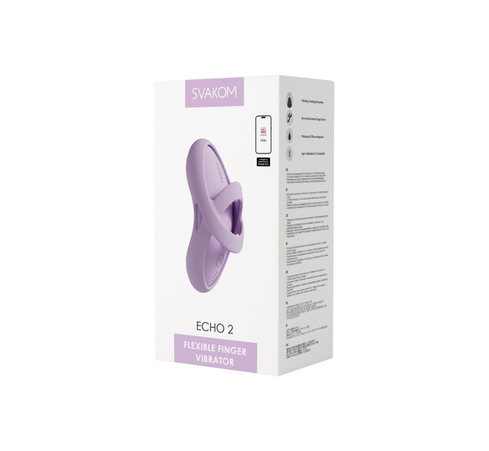 Кліторальний вібратор Svakom Echo 2 Pink Lilac