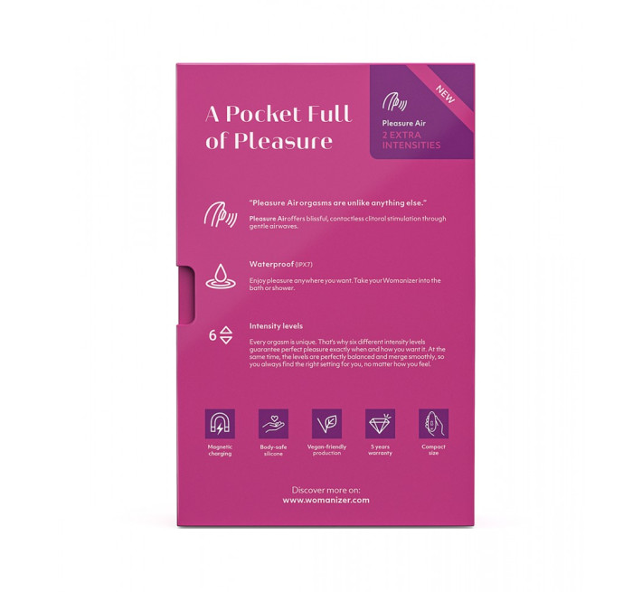 Вакуумний стимулятор клітора Womanizer Starlet 3 Pink