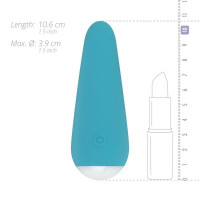 Минивибратор Cala Azul – Julia Mini Vibrator, очень нежный, 10 режимов