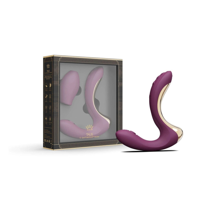 Вібратор-пульсатор з вакуумною насадкою Zalo – Talis G-Spot PulseWave Vibrator Velvet Purple