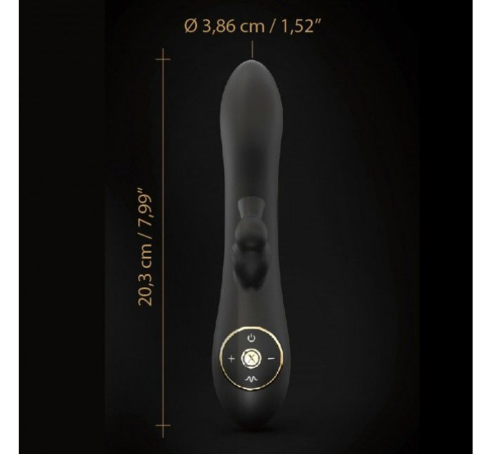 Вакуумный вибратор-кролик Dorcel DIVINE RABBIT с вибрацией, 10 режимов вибрации: 3 режима вакуума