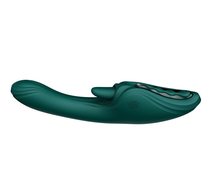 Вібратор-кролик Zalo Ares Turquoise Green