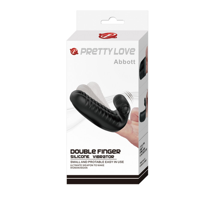 Насадка на палец Pretty Love Abbott Finger Vibrator Black