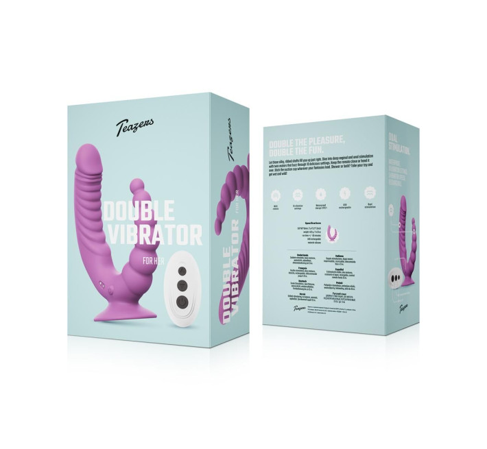 Подвійний вібратор Teazers Double Vibrator