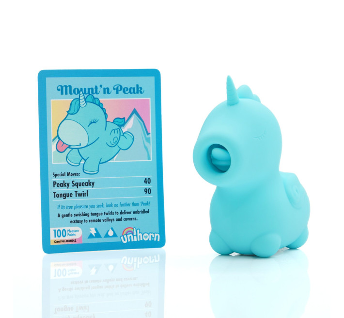 Вібратор-єдиноріжка Unihorn - Mount'n Peak, пестливий язичок