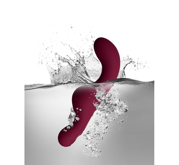 Универсальный sit-on-top вибратор Rocks Off Ruby Glow Blush, пульт ДУ