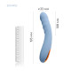 Смарт-вибратор с пульсацией Svakom Ava Neo Cornflower Blue, 15 режимов работы, водонепроницаемый