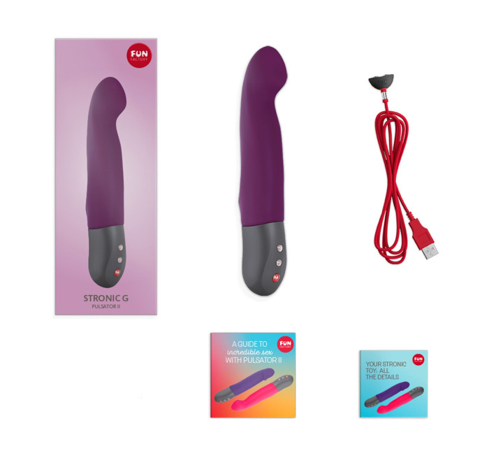 Пульсатор для точки G Fun Factory STRONIC G FORTE sage green, 8 режимов, супермощный