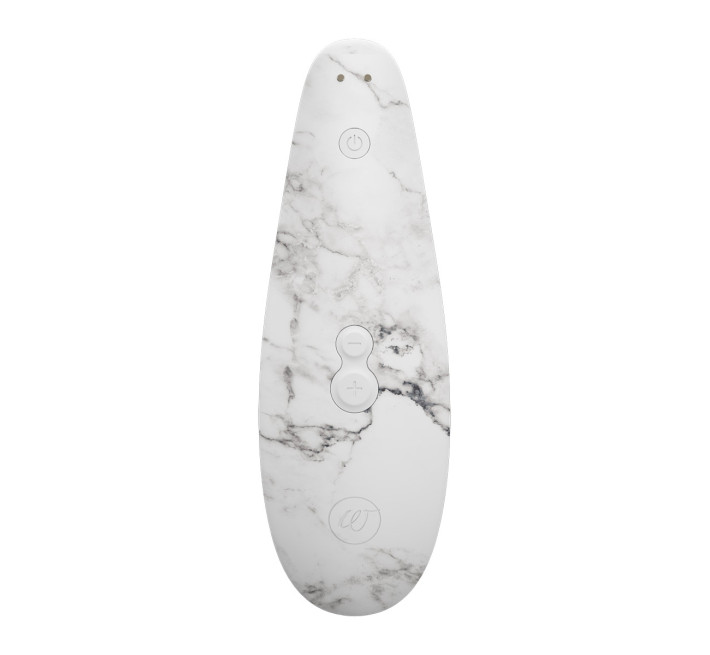 Вакуумний стимулятор клітора Womanizer Marilyn Monroe White Marble