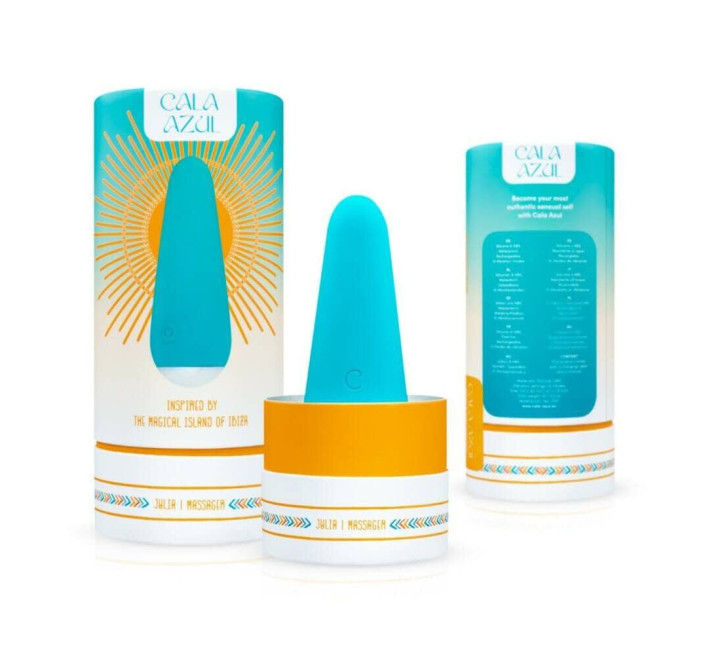 Минивибратор Cala Azul – Julia Mini Vibrator, очень нежный, 10 режимов