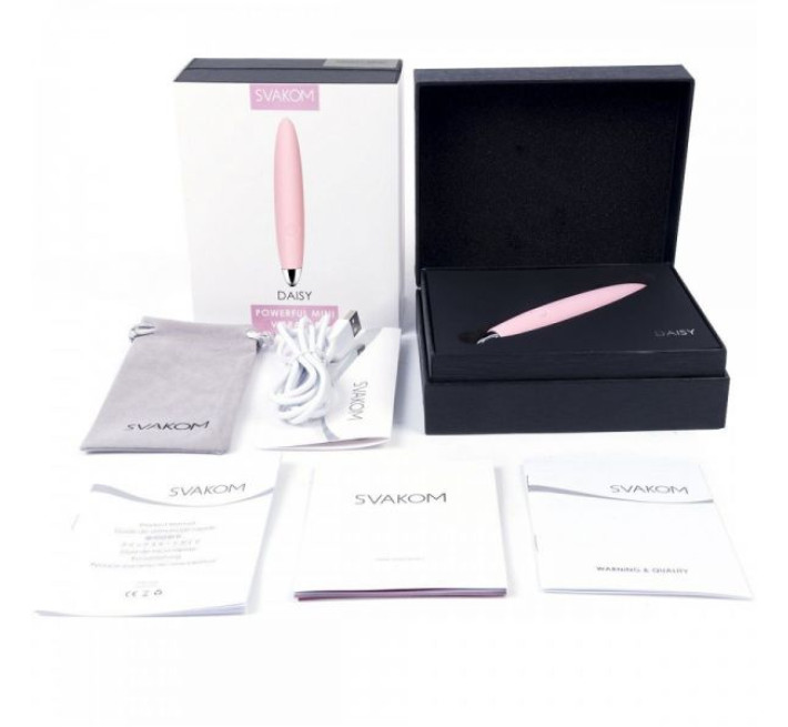 Компактный вибростимулятор клитора Svakom Daisy Розовый