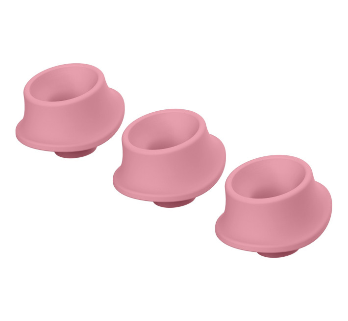 Змінні насадки Womanizer Premium, Classic, Liberty, Starlet - L, Рожеві, 3 шт