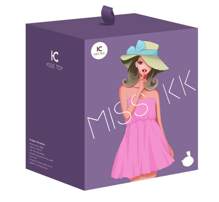 Вакуумний стимулятор із вібрацією KisToy Miss KK Фіолетовий