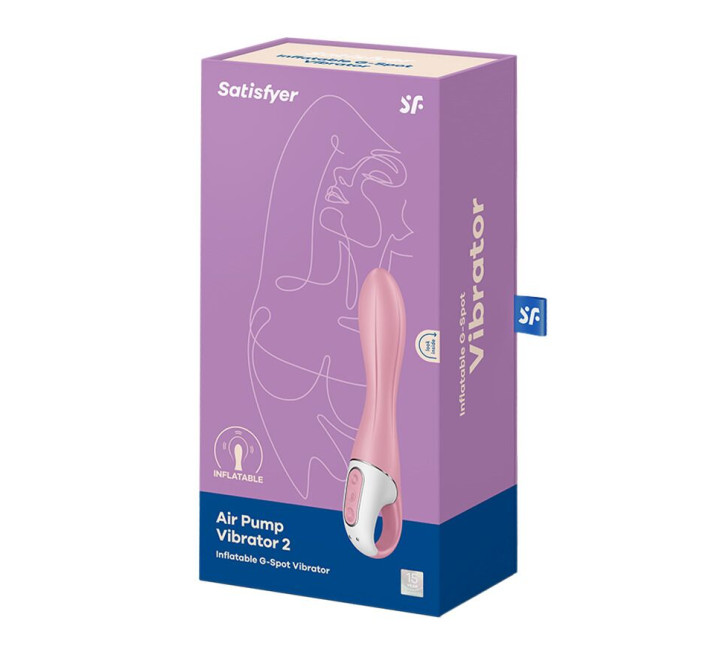 Вибратор точки G надувной Satisfyer Air Pump Vibrator 2