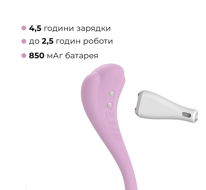 Інтерактивне віброяйце Svakom Phoenix Neo 2 Pastel Lilac, оновлена модель