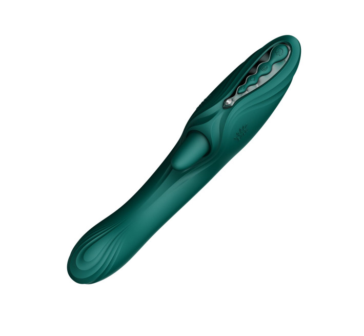 Вібратор-кролик Zalo Ares Turquoise Green