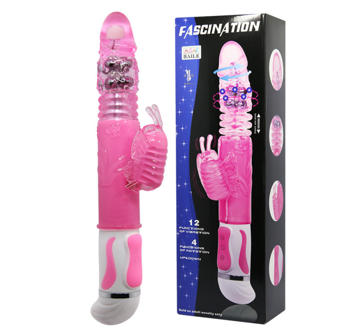 Вібратор LyBaile Fascination Vibrating & Rotating 30 см