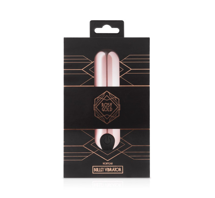 Вибропуля Rosy Gold - Nouveau Bullet Vibrator, перезаряжаемая